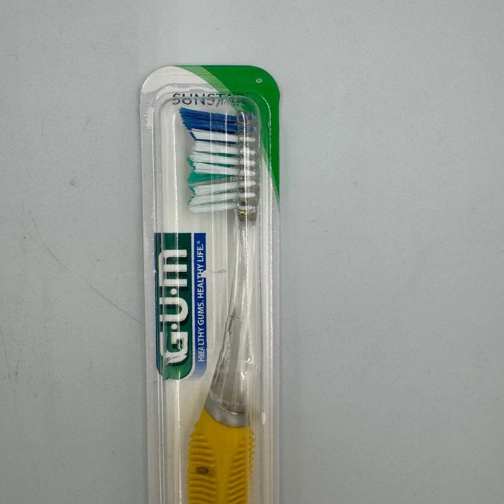 GUM‎ Sunstar 591 Compact Soft Toothbrush Yellow